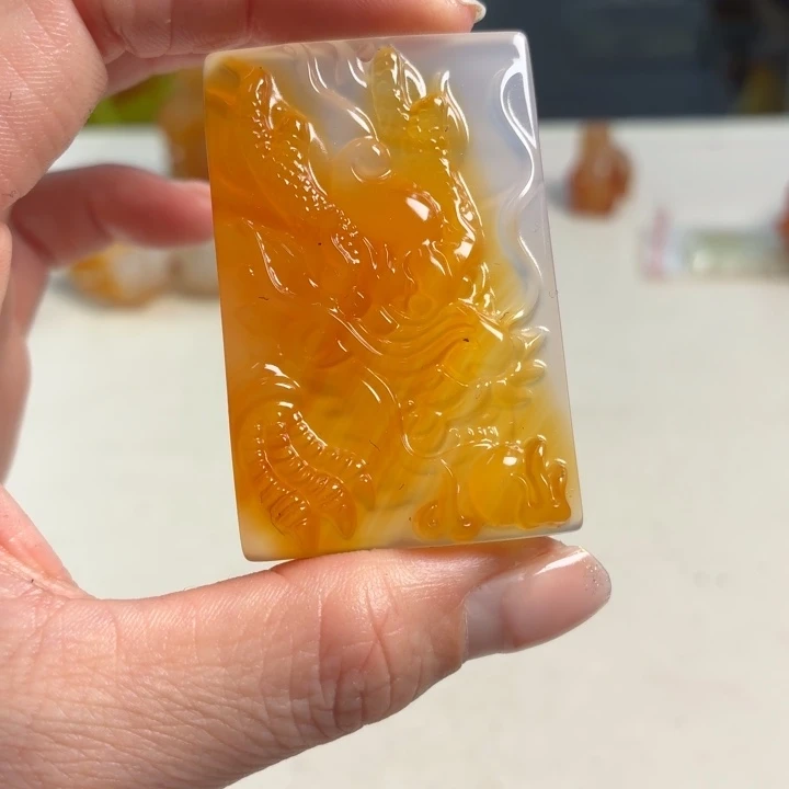 玛瑙/玉髓未镶嵌吊坠(不含链)