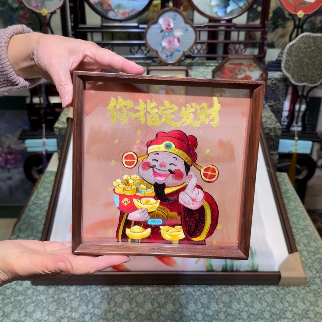 刺绣手工苏绣工艺制作技艺娴熟