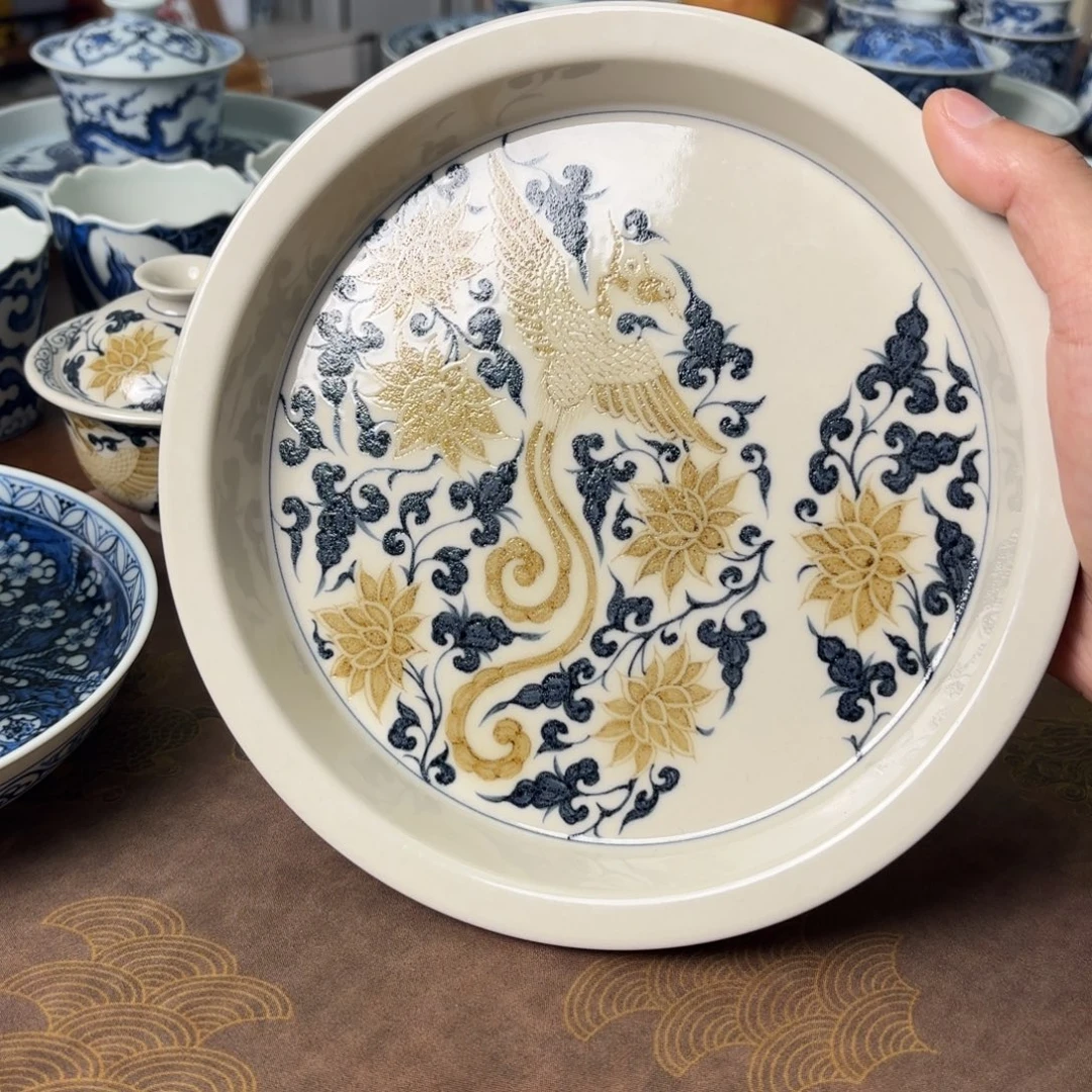 陶摆件景德镇手绘茶器