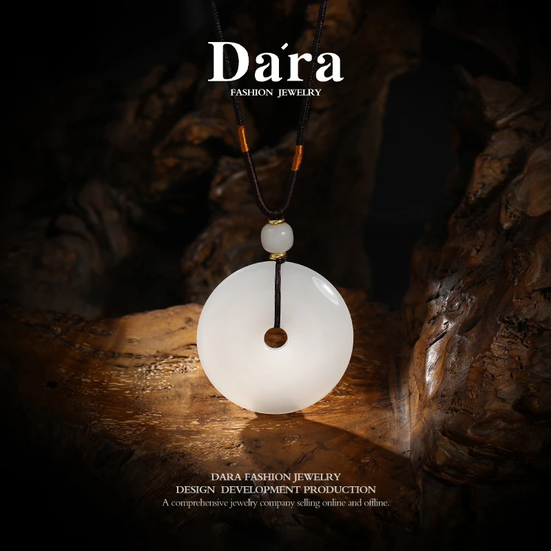 DARA/戴拉【柳总来了】金丝玉平安扣R2334