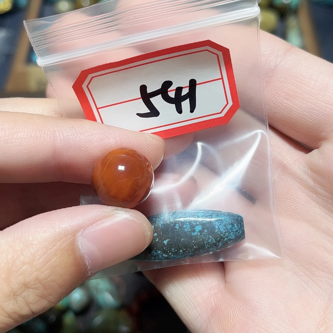 小***张玛瑙/玉髓未镶嵌圆珠桶珠老型手串！！