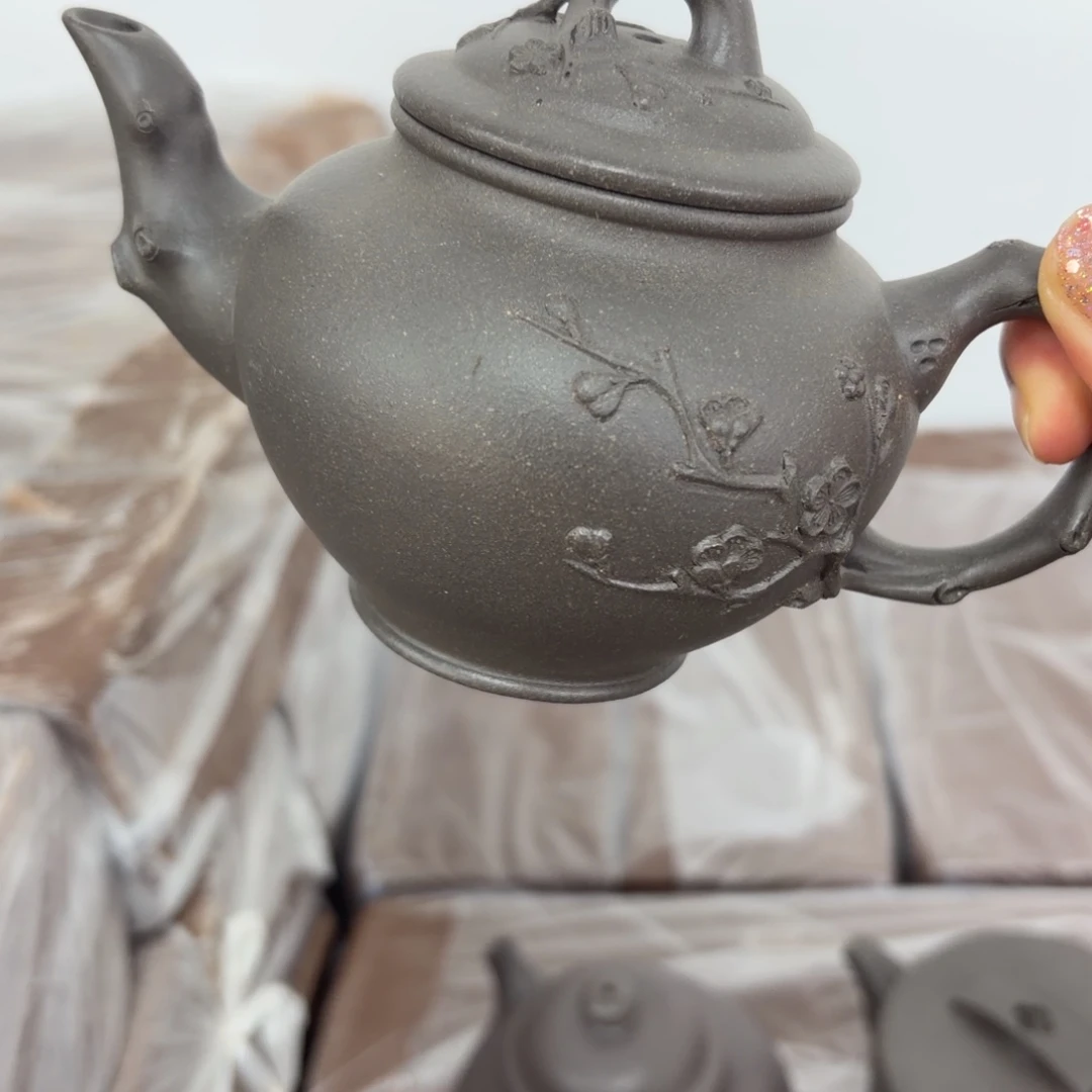 紫砂茶壶宜兴原矿天青280