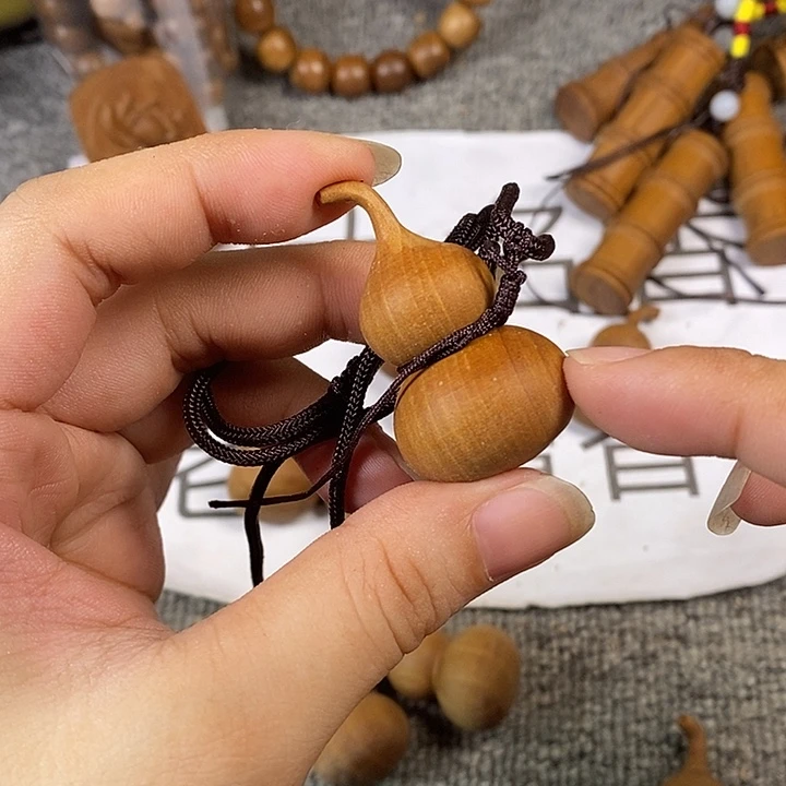 檀香木手串/手链老山檀香葫芦吊坠微瑕疵