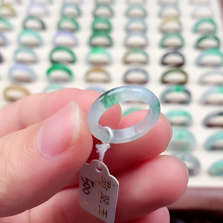 未镶嵌戒指翡翠6号