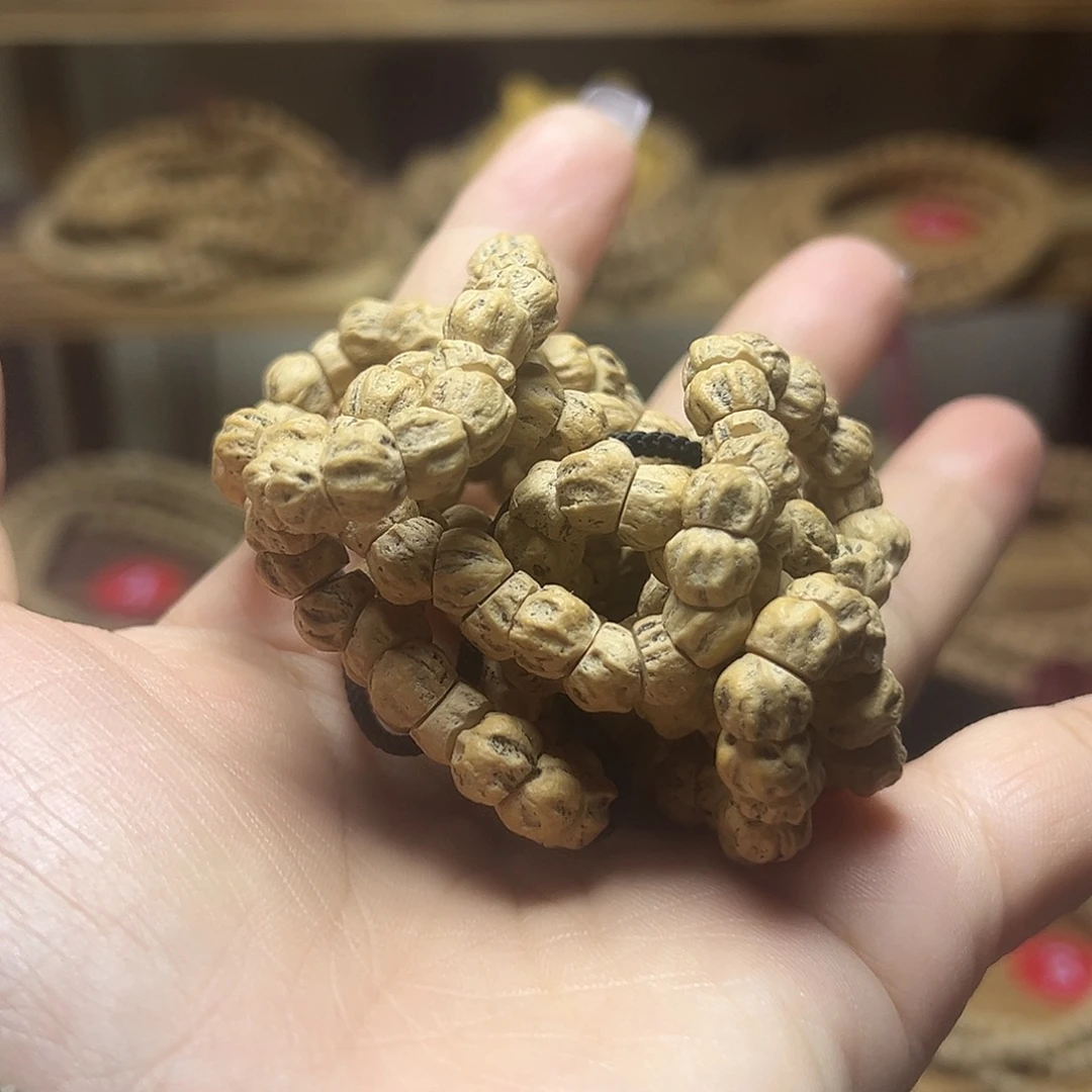 柏香籽/百香籽吊坠顺纹几何大肠8