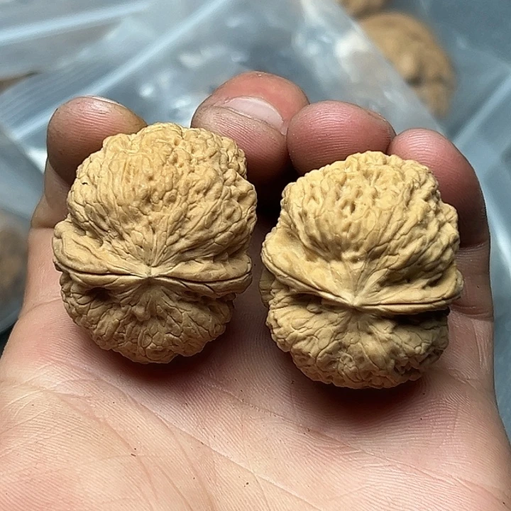 文玩核桃把件22号花中花