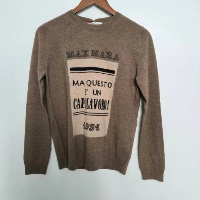 未使用 MaxMara 【lu】套头衫圆领羊绒羊毛毛衣TP030761