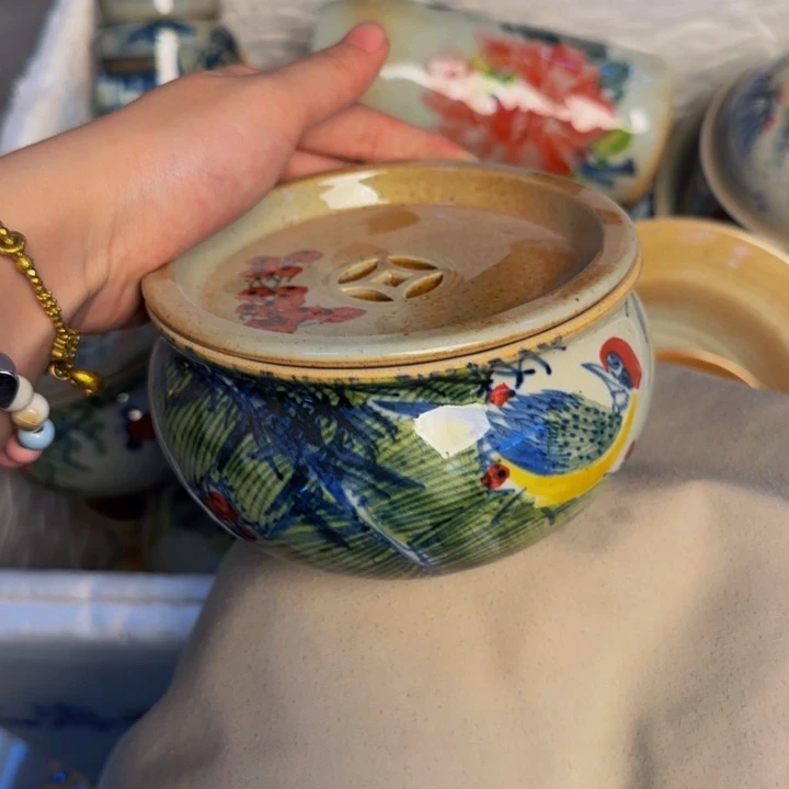 瓷片景德镇陶瓷手工手绘