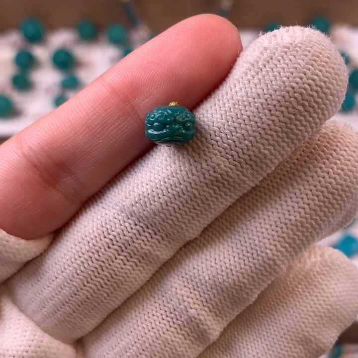 未镶嵌绿松石配饰j7.8*6