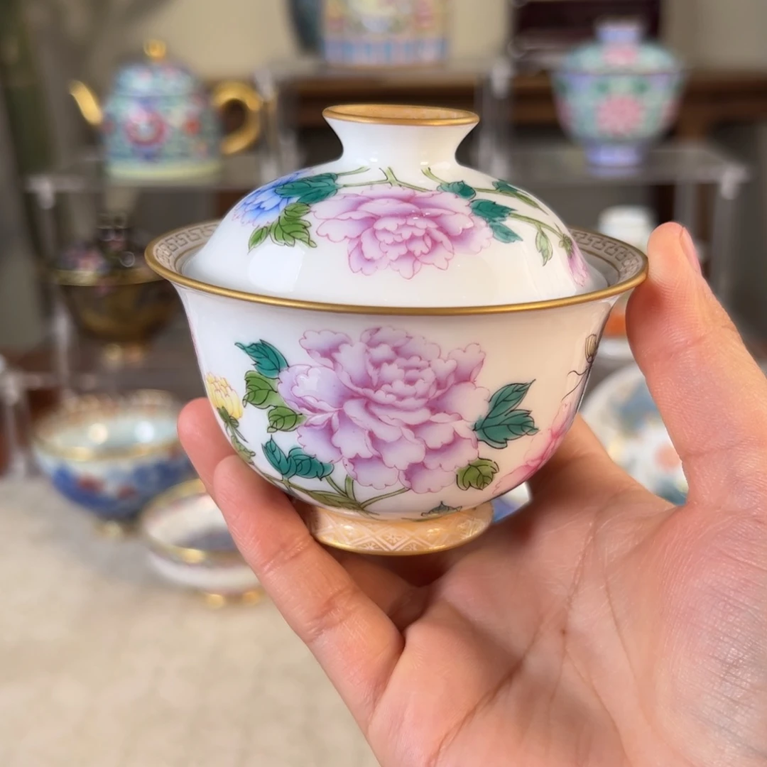 纯手工手绘 高端茶器