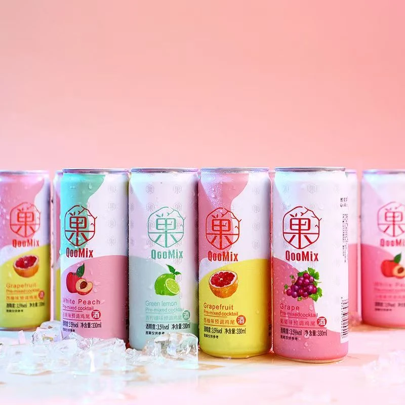 罐装低度果酒白桃口味微醺鸡尾酒水果味甜酒