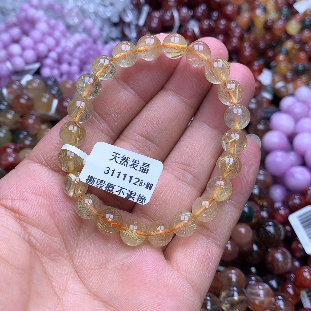 水晶手链未镶嵌，，