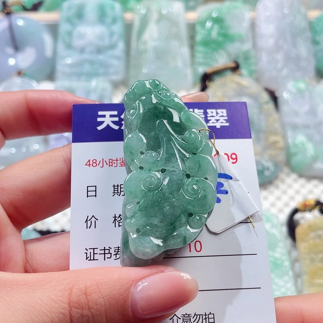 颈饰未镶嵌翡翠貔貅