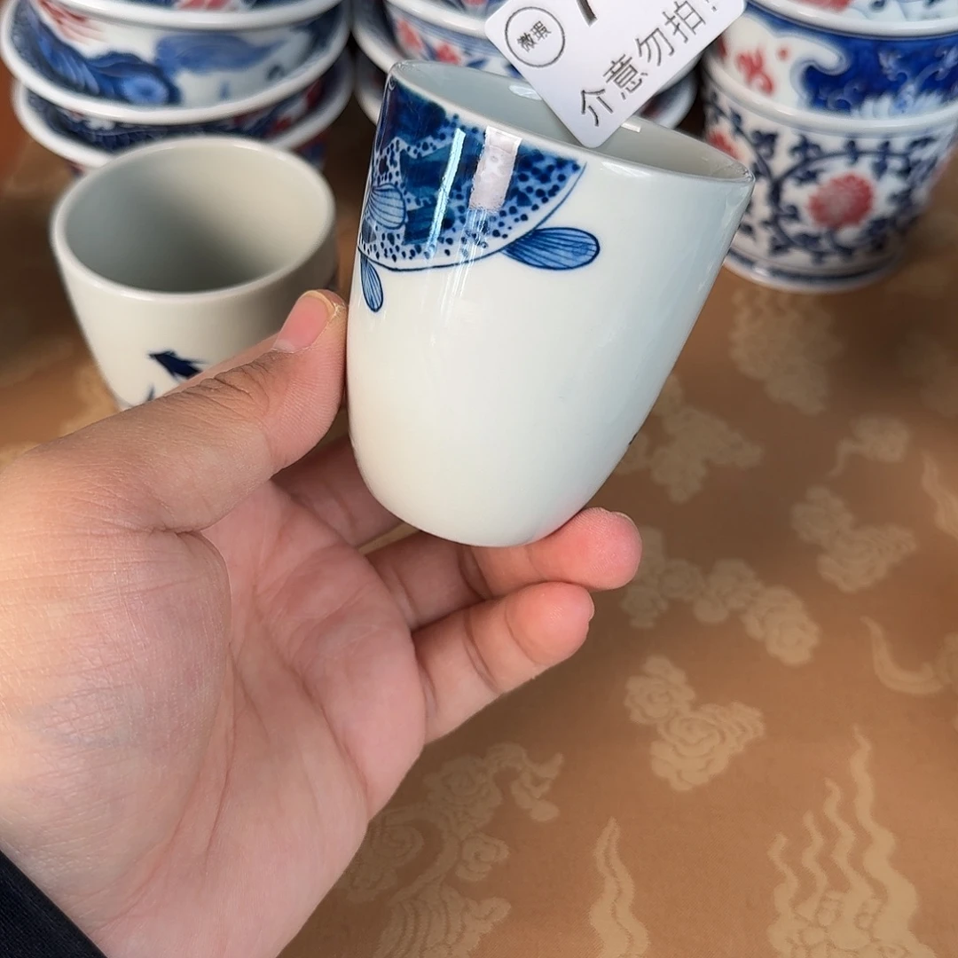 青花釉里红微瑕722