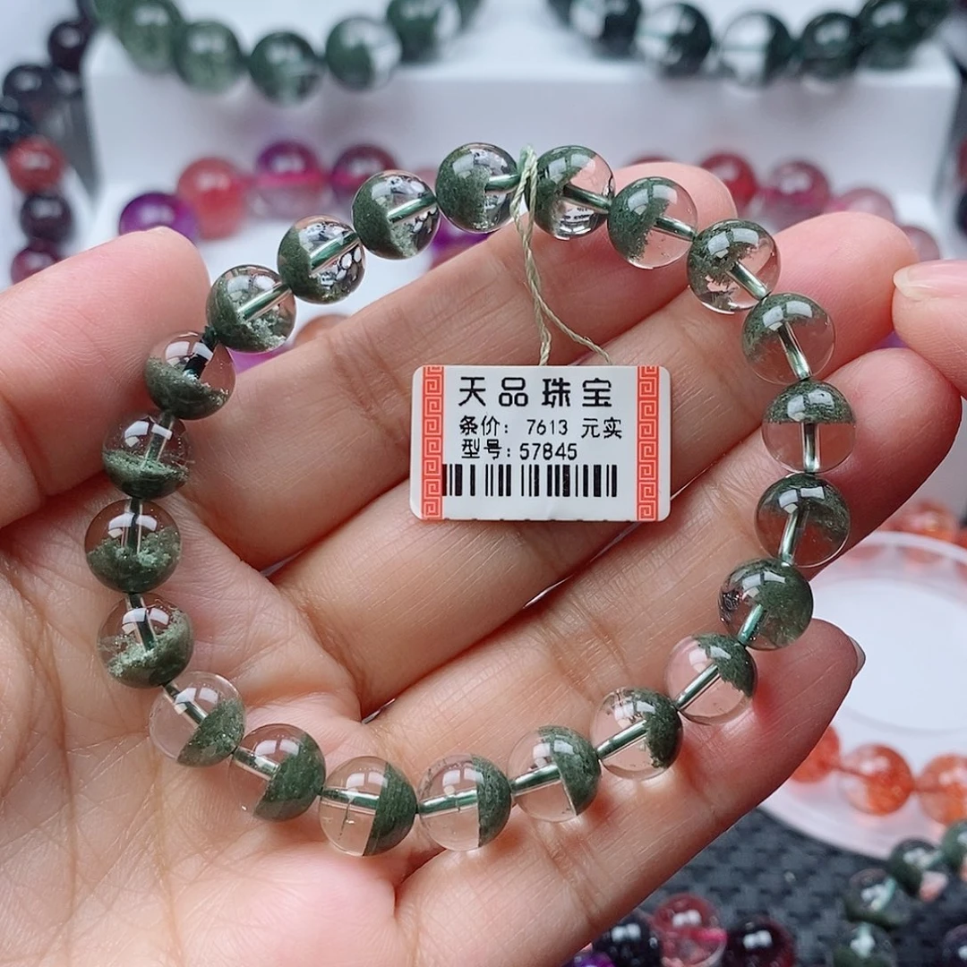 手链水晶未镶嵌绿幽灵手链57845
