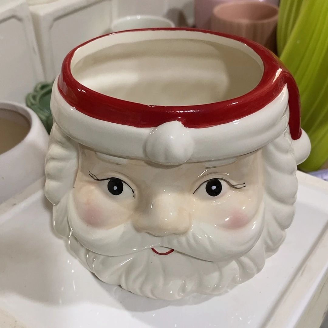 摆件陶盆有孔 瑕疵介意勿拍