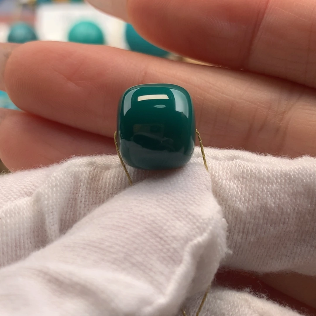 绿松石未镶嵌发饰12.6mm