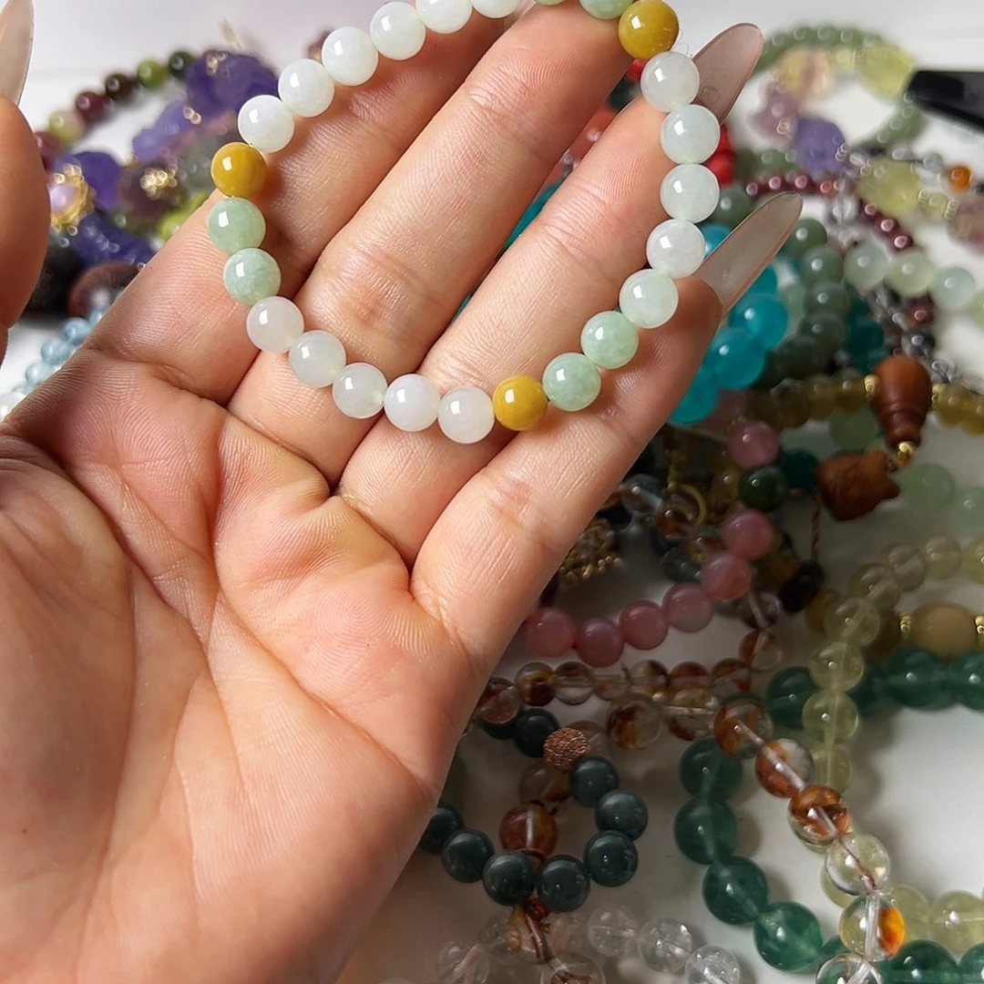 未镶嵌手链水晶福利