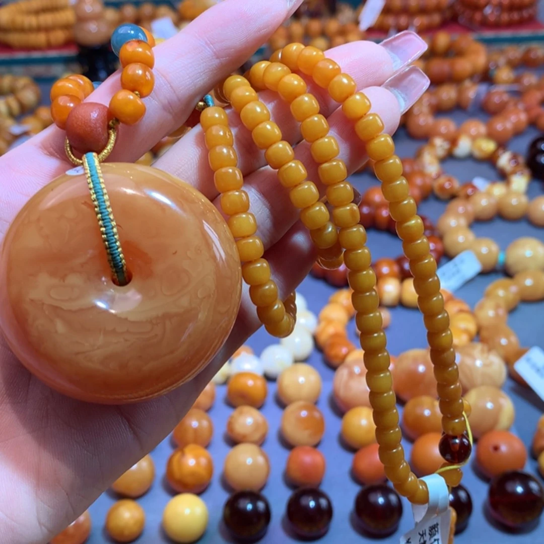 【闪购商品】未镶嵌吊坠(赠链)琥珀