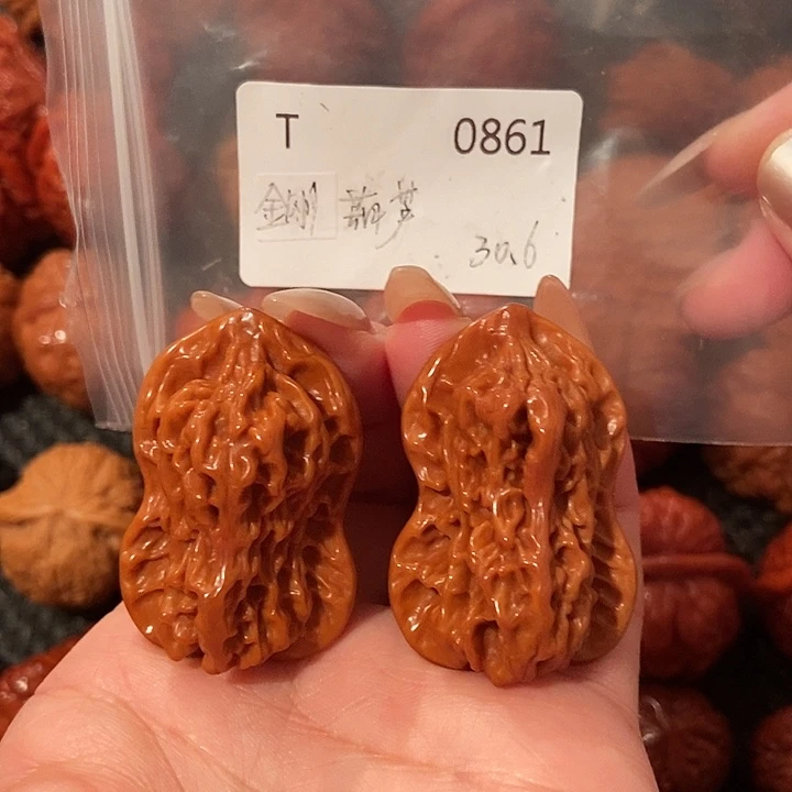 吊坠文玩核桃金刚花生葫芦30