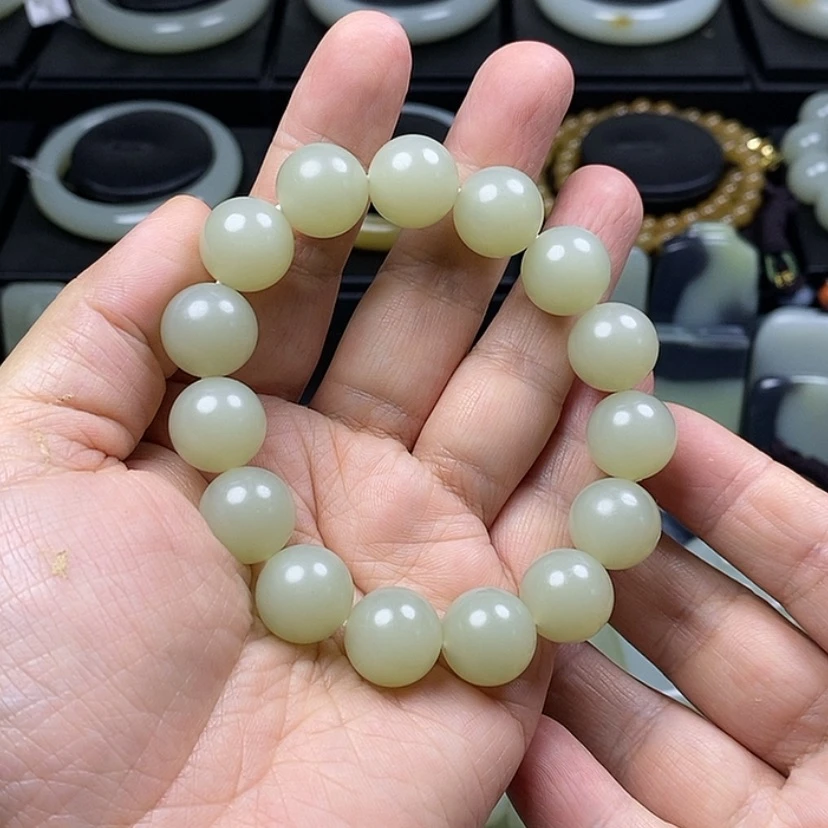 【闪购商品】手链未镶嵌和田玉上****）