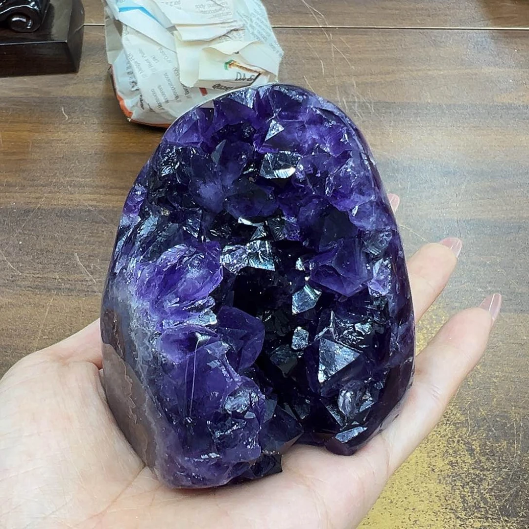 紫晶摆件未镶嵌天然摆件未镶嵌