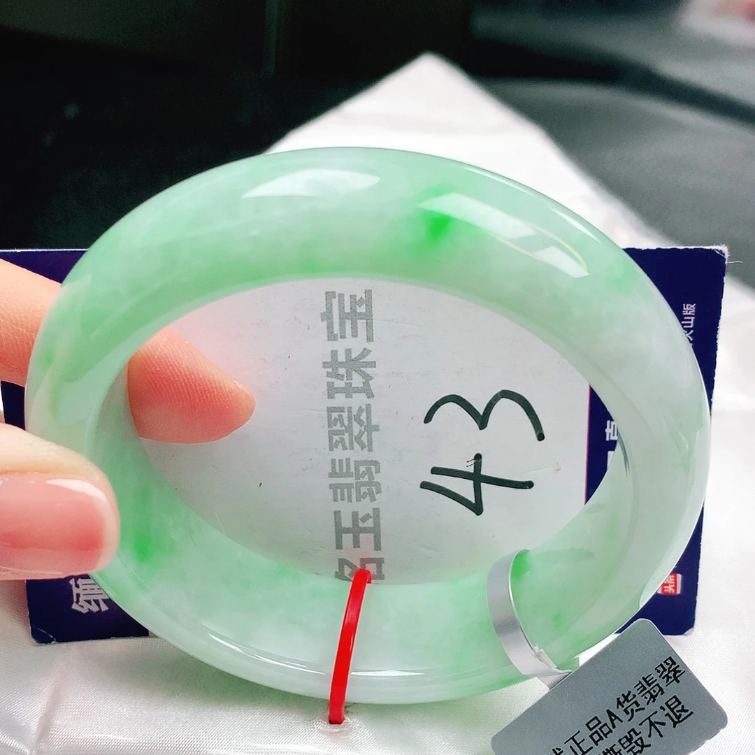 翡翠未镶嵌手镯缅甸天然a货翡翠
