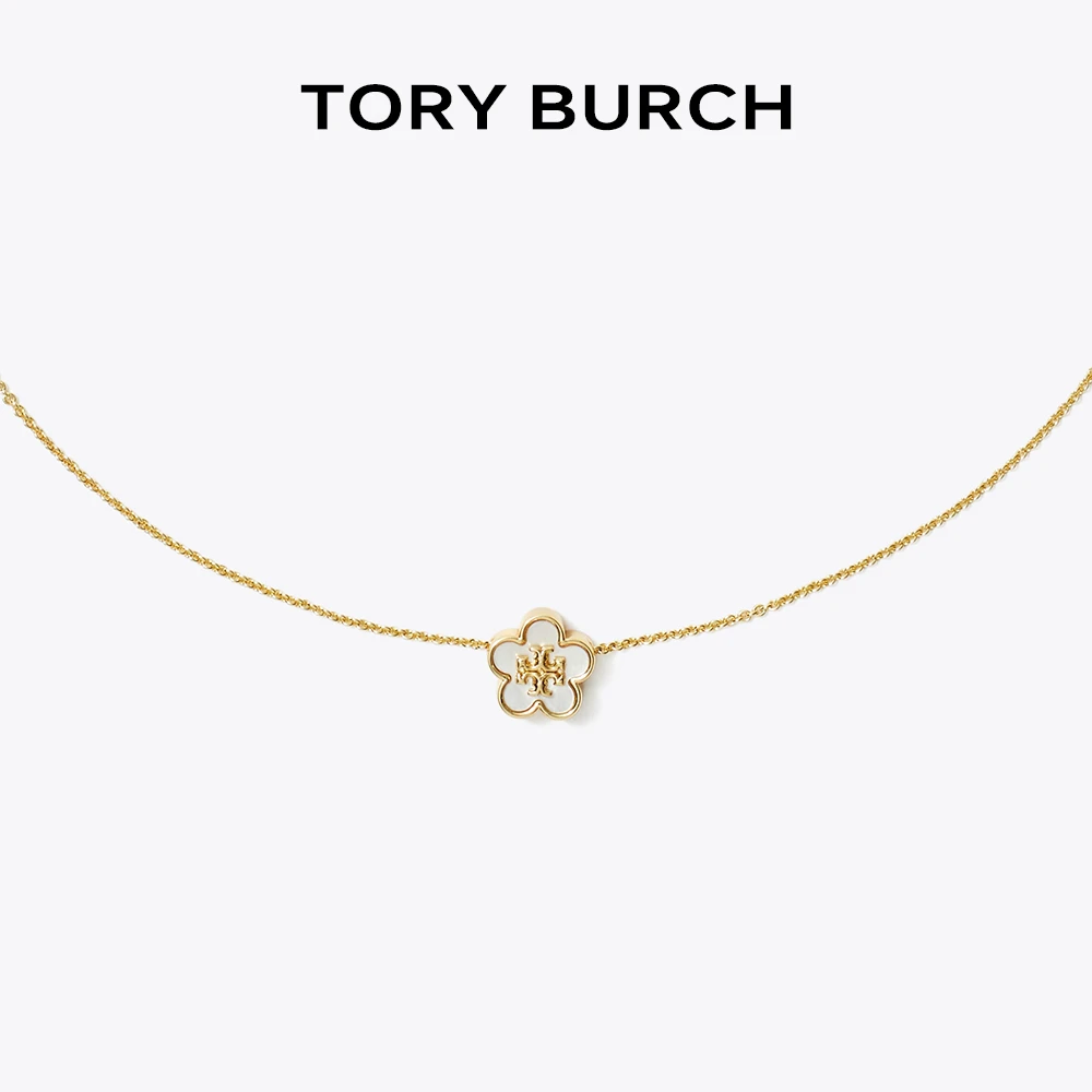 TORY BURCH汤丽柏琦贝母小花项链