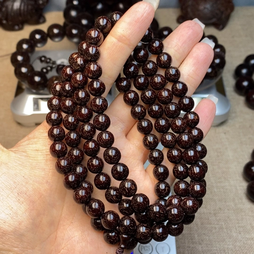 檀香紫檀（小叶紫檀）0.8爆星108