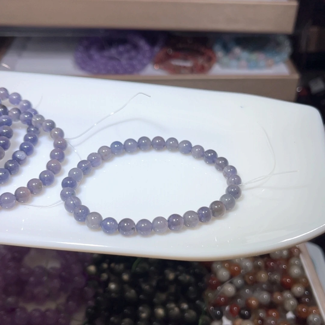 水晶未镶嵌手链瑾青027