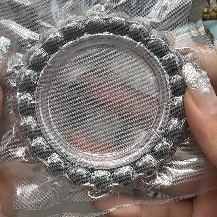 星月菩提手串18殿堂黑灰星月菩提11桶单圈