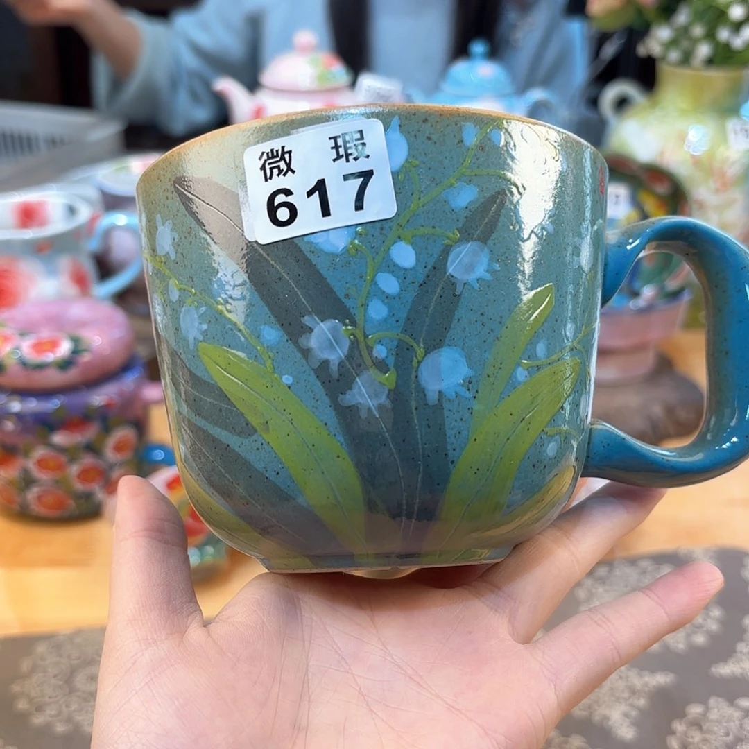 景德镇手绘高温釉下彩陶瓷茶具