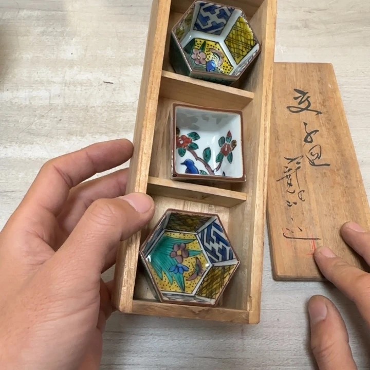 瓷片茶道具工艺品