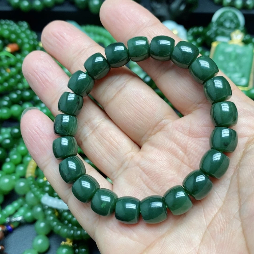和田玉（碧玉）手串未镶嵌