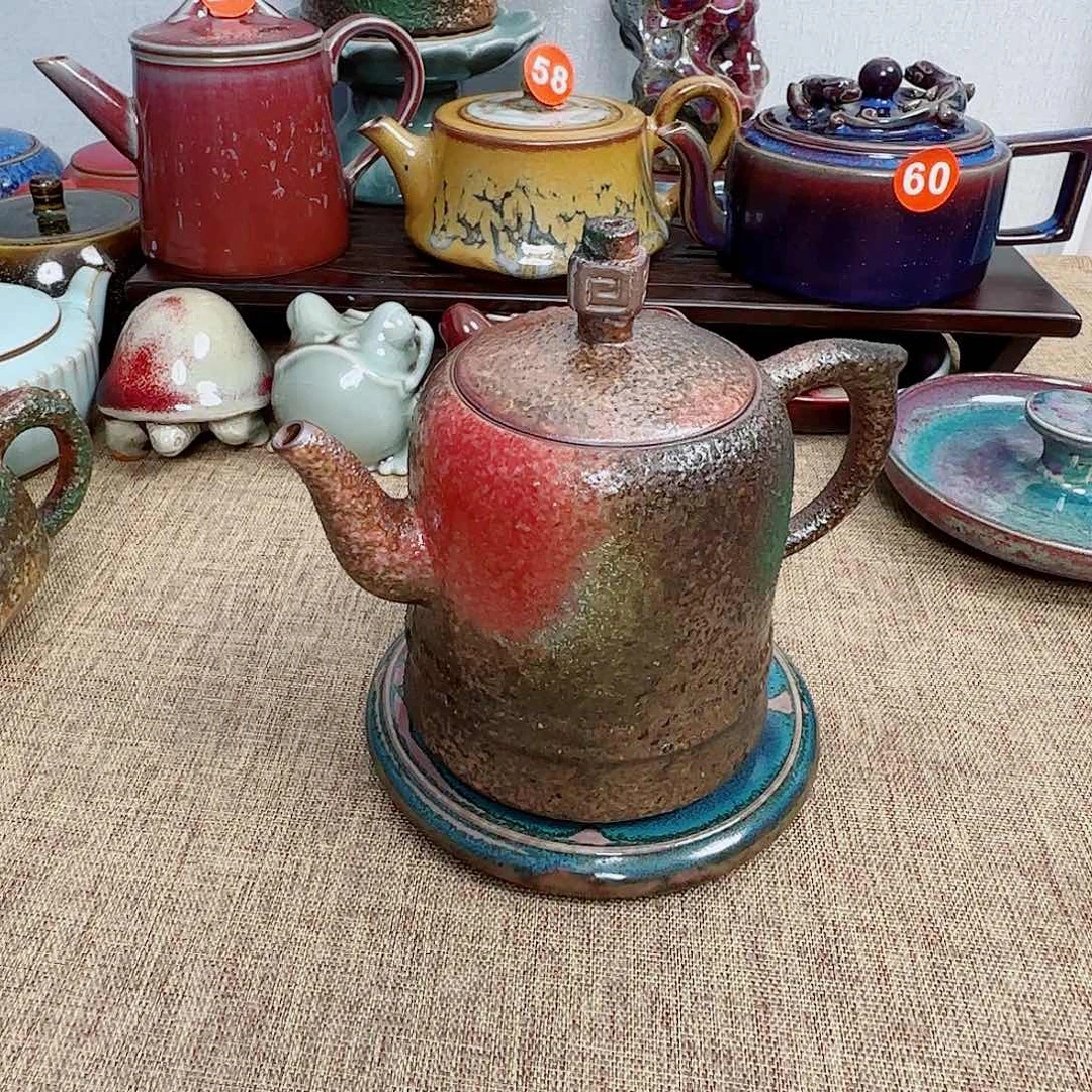 留**月垕瓷甄选汉风壶手工