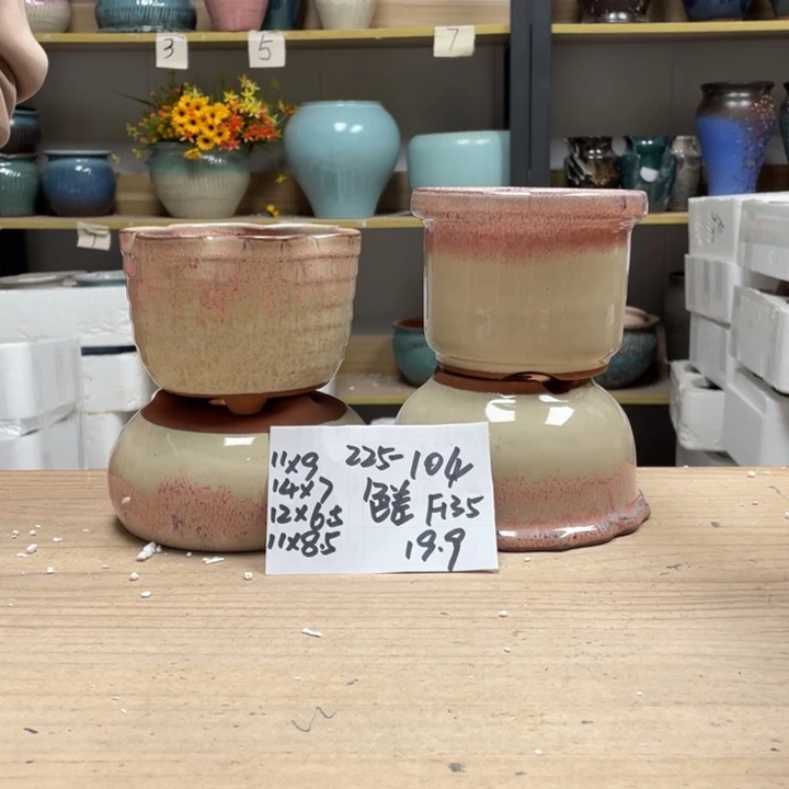 紫砂花盆多肉花盆微瑕104