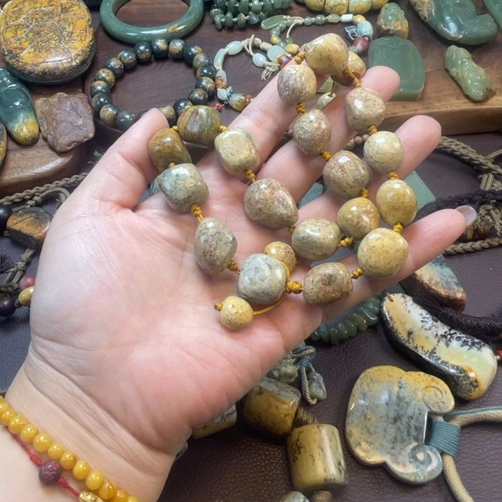 岫岩河磨玉（透闪石质玉）未镶嵌珠宝半成品