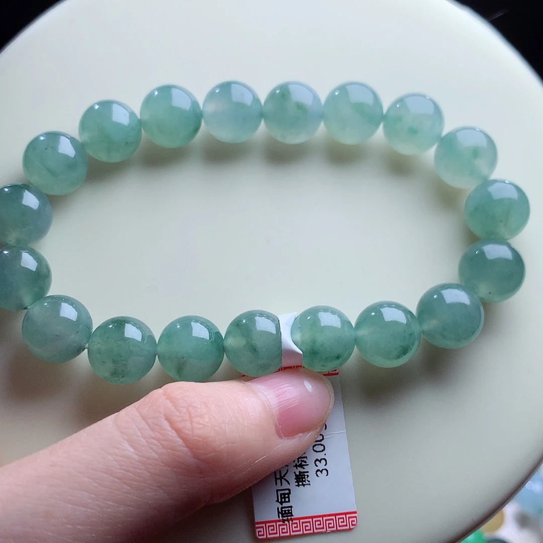 翡翠未镶嵌手串卡10