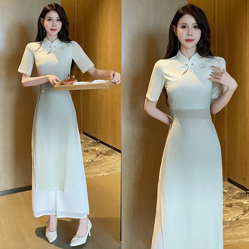 新款足疗店足道技师足浴按摩高端工作服美容院采耳师SPA工女套装