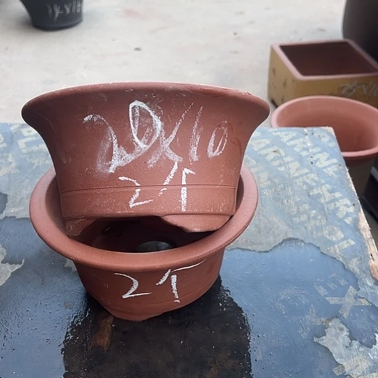 紫砂花盆透气花盆