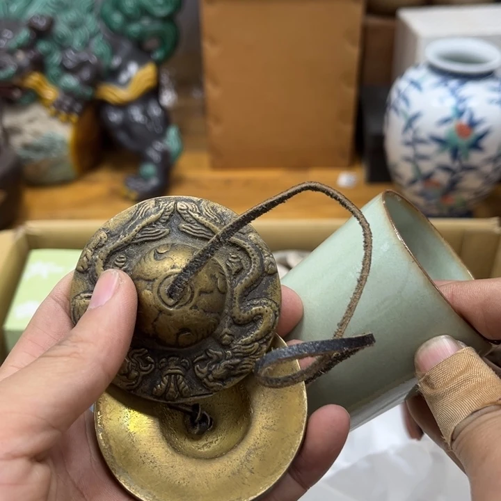 瓷片摆件工艺品瓷器摆件777