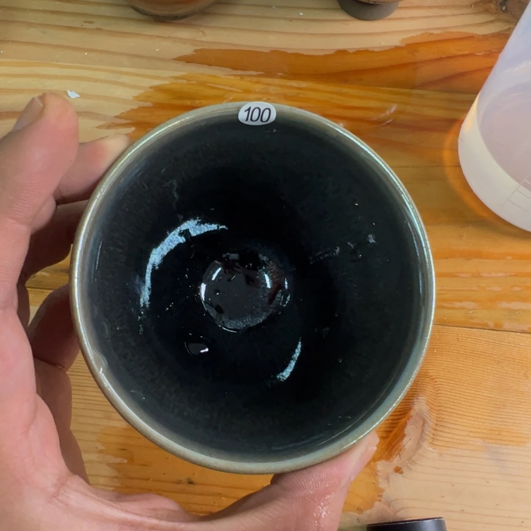 茶盏萌*子原礦釉真建盞—-100