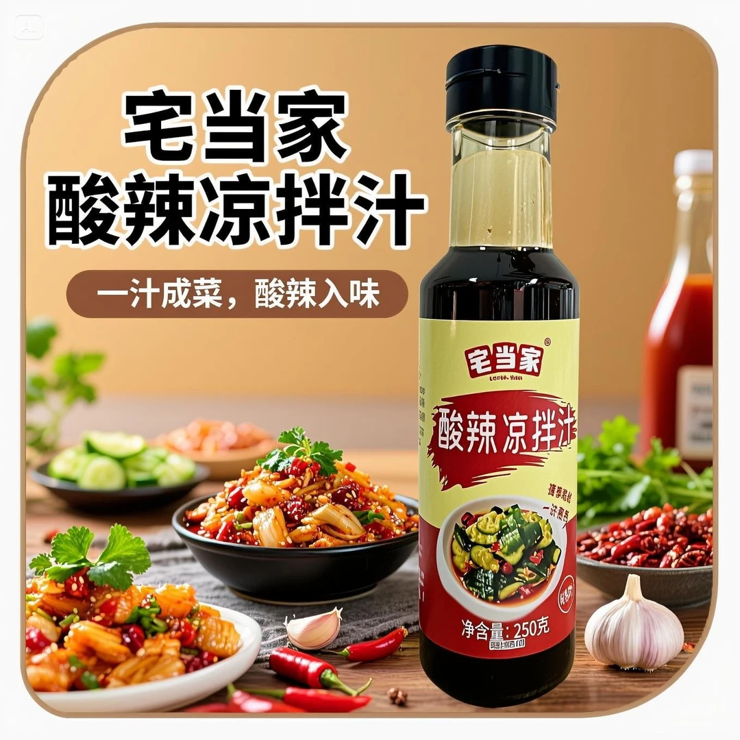 酸辣凉拌汁凉拌菜家用调味汁调味料调味专凉菜黄瓜凉面酸辣开味