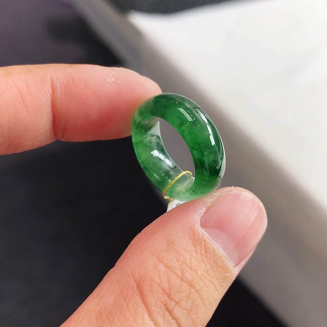 翡翠未镶嵌戒指5号