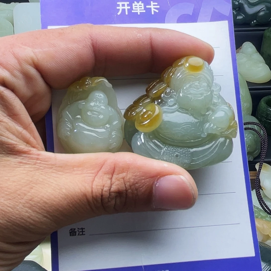 和田玉未镶嵌吊坠(不含链)