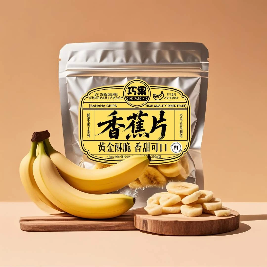 【厚切！非炭烤】菲律宾香蕉片干新鲜营养香甜美味果干零食下午茶
