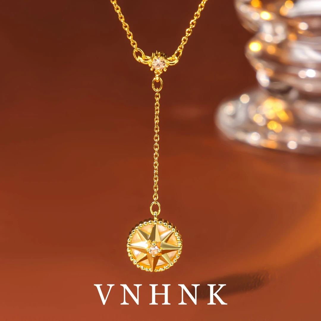 铜合金项链 美可儿   E237   金色（42cm）时尚气质项链