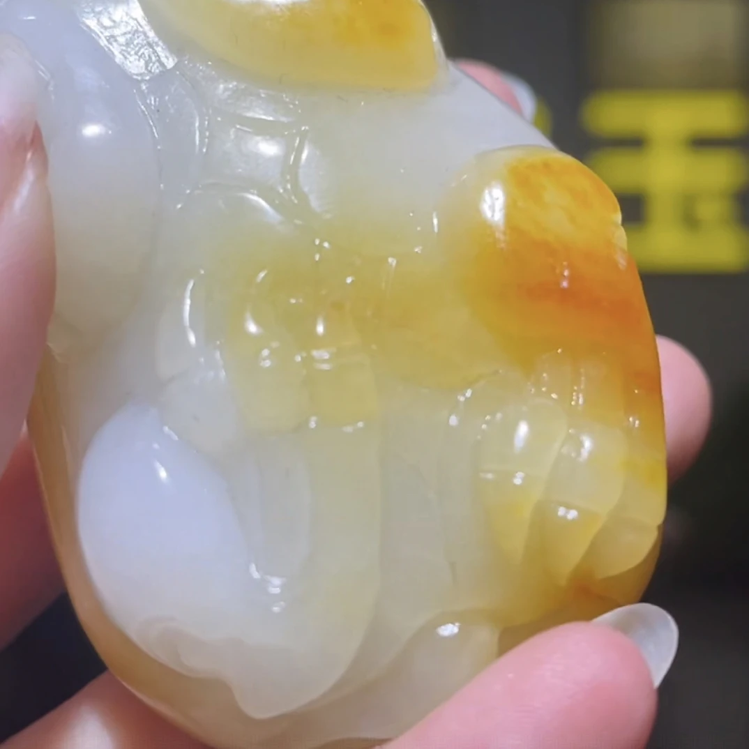 手把件货玉石把玩件文玩摆件D2