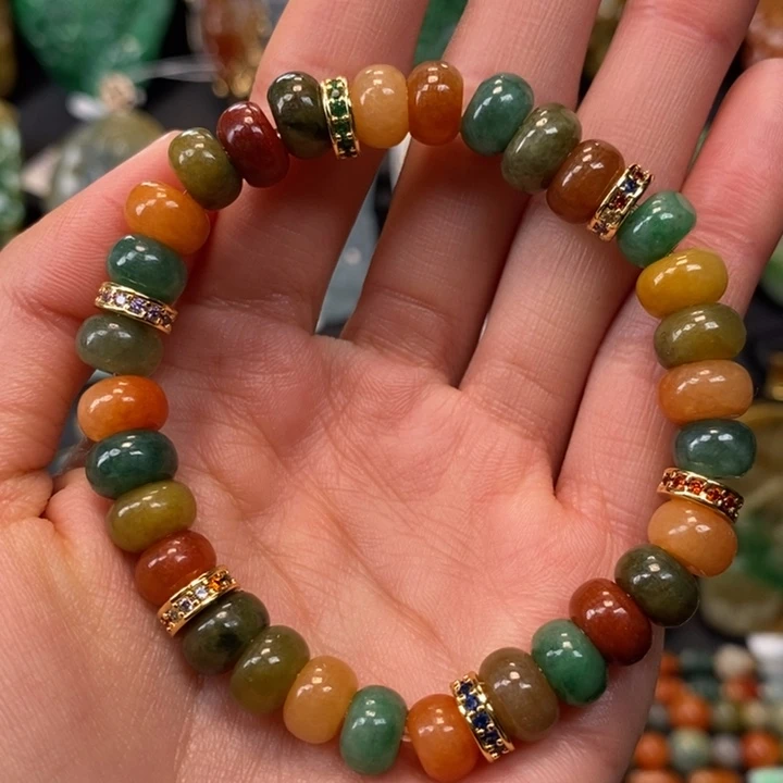 翡翠未镶嵌颈饰缅甸天然翡翠A货