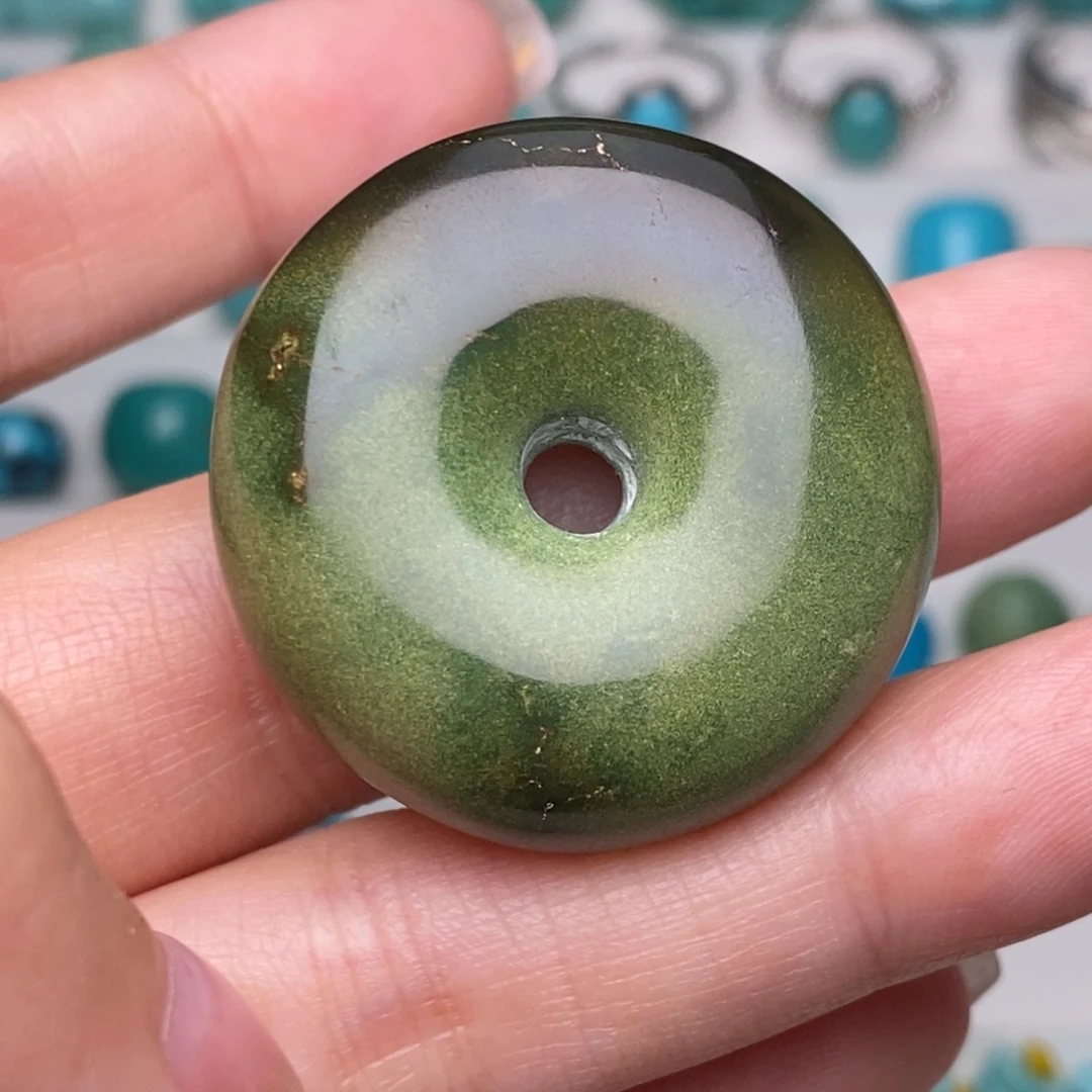 未镶嵌绿松石绿松石32mm